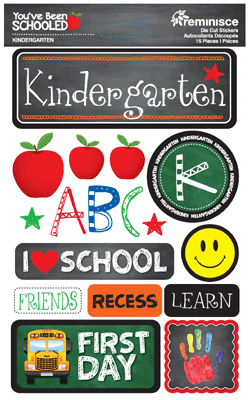 You've Been Schooled: Kindergarten 3D Sticker