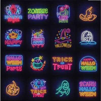 WS Zombie Party: Zombie Party 12x12 Sticker